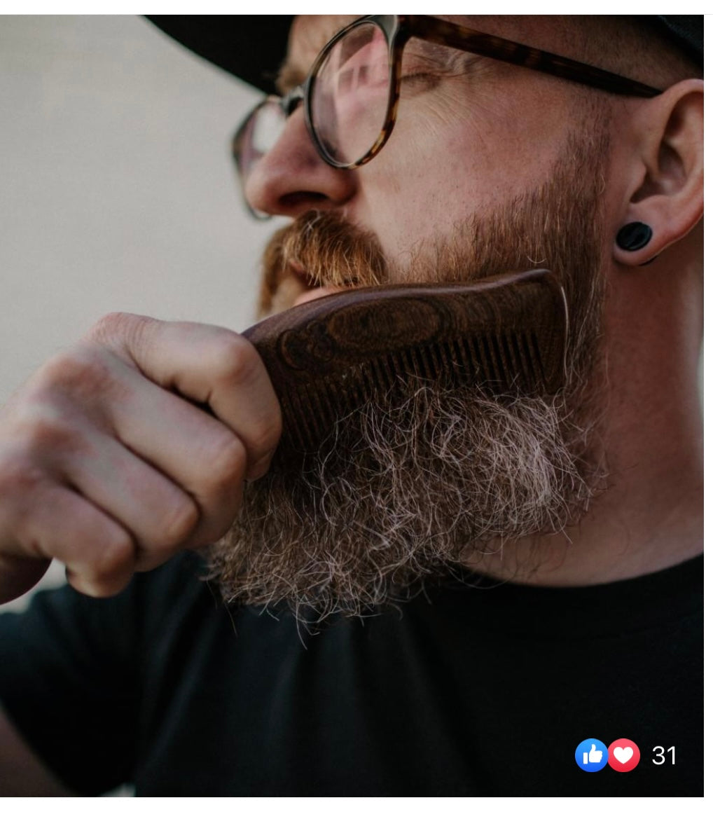 Comb - Black Sandalwood Chattanooga Beard Co.